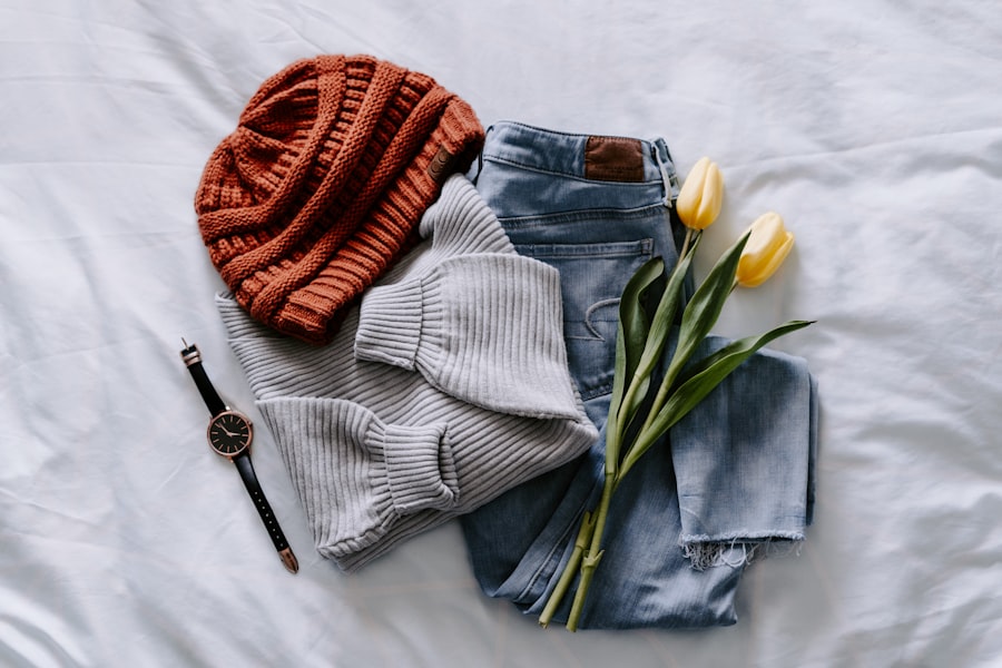 Linge plié au carré